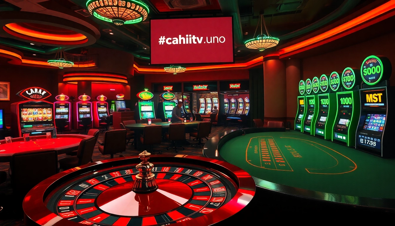 Experience high-stakes gambling excitement at https://cakhiatv.uno with immersive casino visuals featuring roulette, poker, and slot machines.
